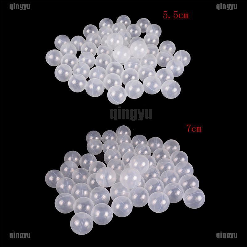 ❤❤ Set 50 Quả Bóng Nhựa Trong Suốt Đồ Chơi An Toàn Cho Bé