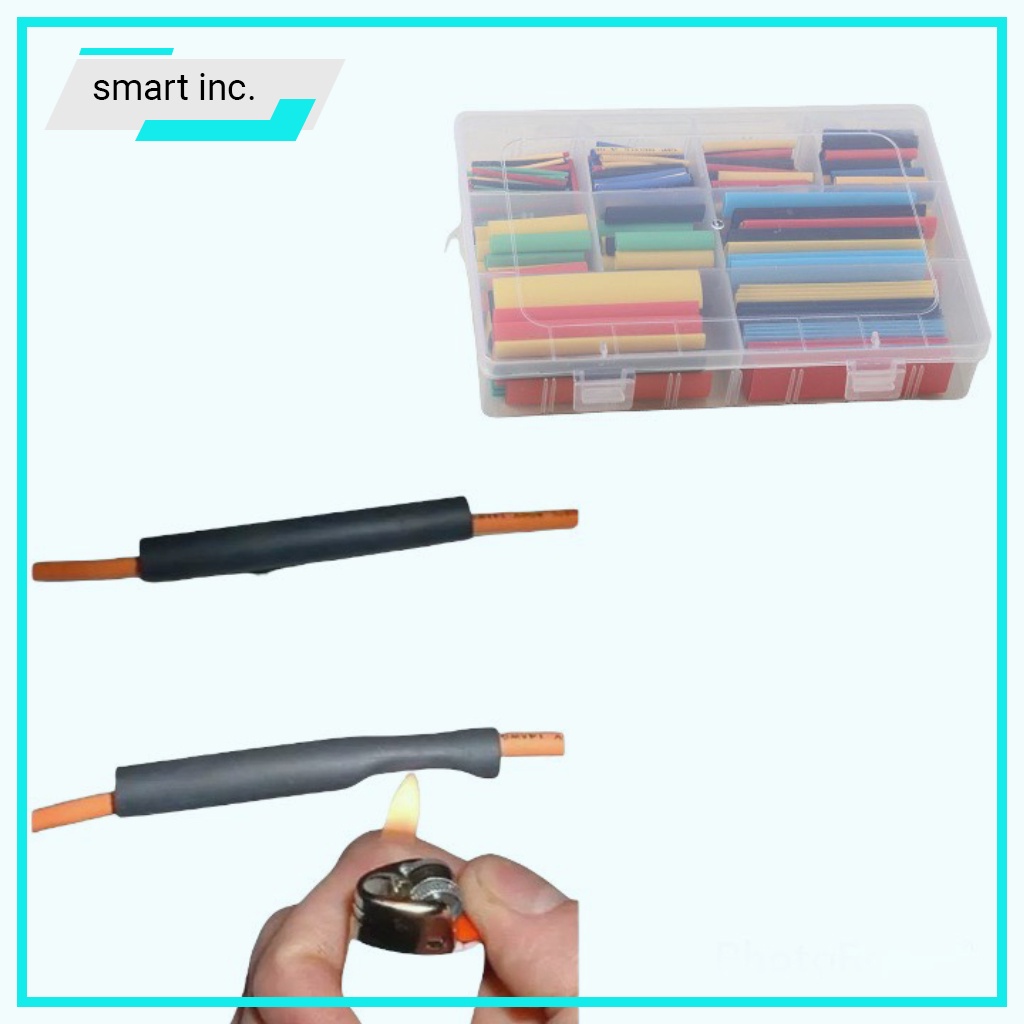 Ống Gen Co Nhiệt Nối Dây Bọc Cách Điện Ống Luồn Dây Điện Bảo Vệ Cáp Sạc