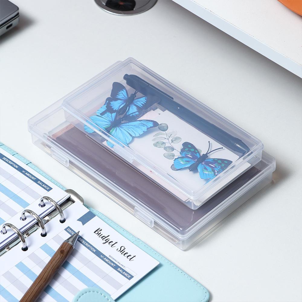 Hộp Đựng Bút Để Bàn Trong Suốt Tiện Dụng