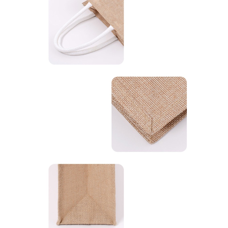 Túi Xách Tote Bằng Sợi Đay Cỡ Lớn Có Tay Cầm Có Thể Tái Sử Dụng Cho Nữ