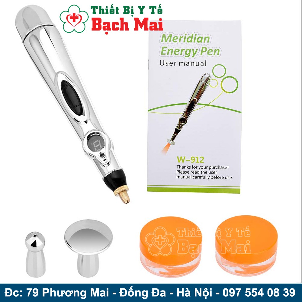 Bút Xung Huyệt - Bút Châm Cứu Trị Liệu Xung Điện Meridian Energy Pen W-912