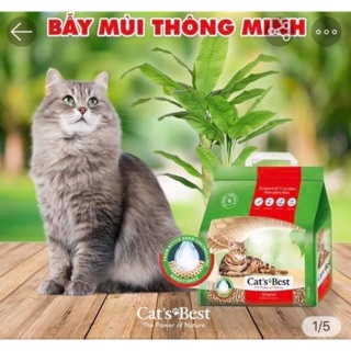 CAT'S BEST ORIGINAL - CÁT VỆ SINH "BẪY MÙI THÔNG MINH" 10L 4.3kg