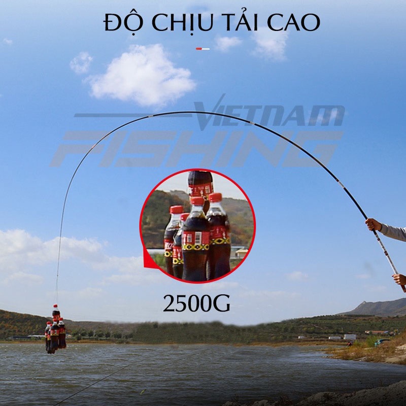Cần Câu Đài Handing Điếu Vương – 5H – Tải tĩnh 2500g – Han Fishing