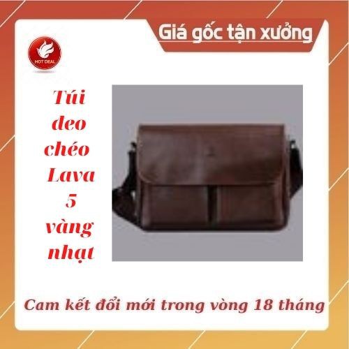 [Hàng cao cấp bảo hành 18 tháng] Cặp đeo chéo Soci 2 nâu cafe