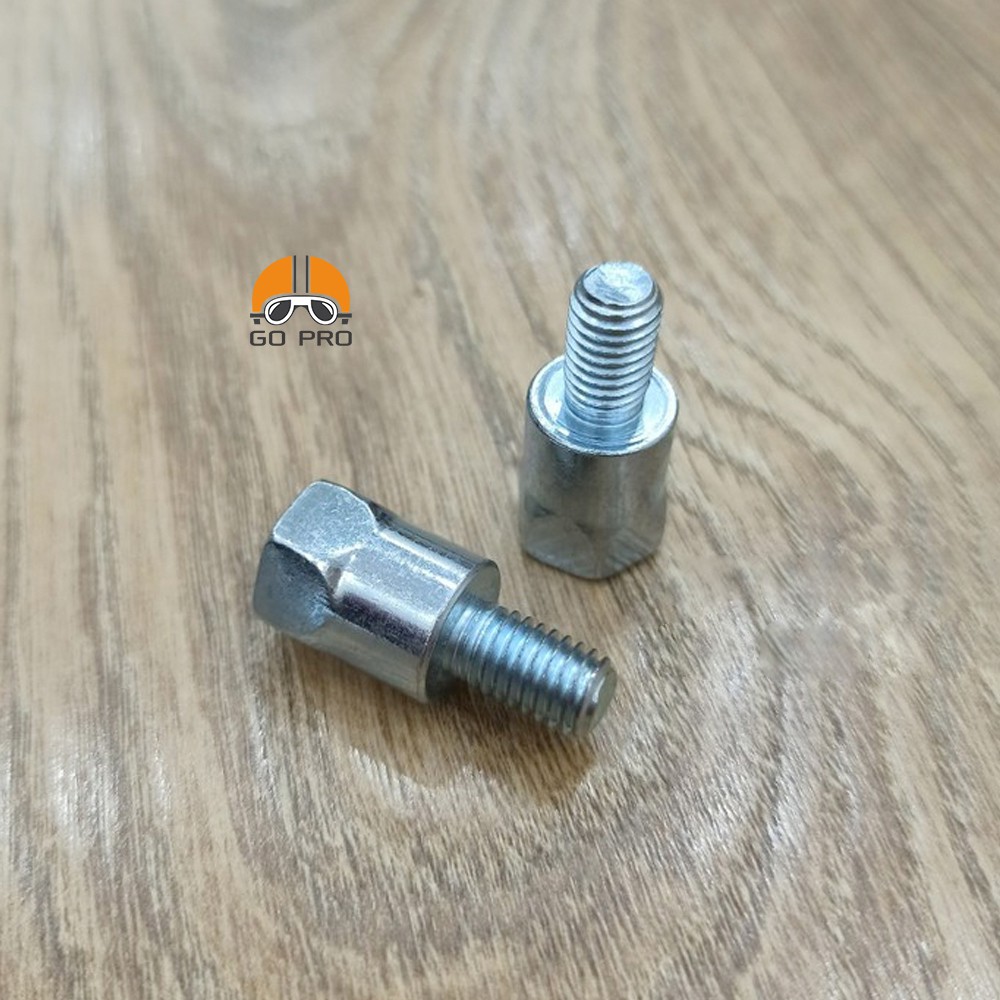 01 Ốc Chuyển Ren Chân Gương Xe Máy 8mm - 10mm