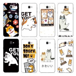 Ốp điện thoại TPU hình cún Husky cho Samsung Galaxy J5 Prime /J7 prime /ON7 2016
