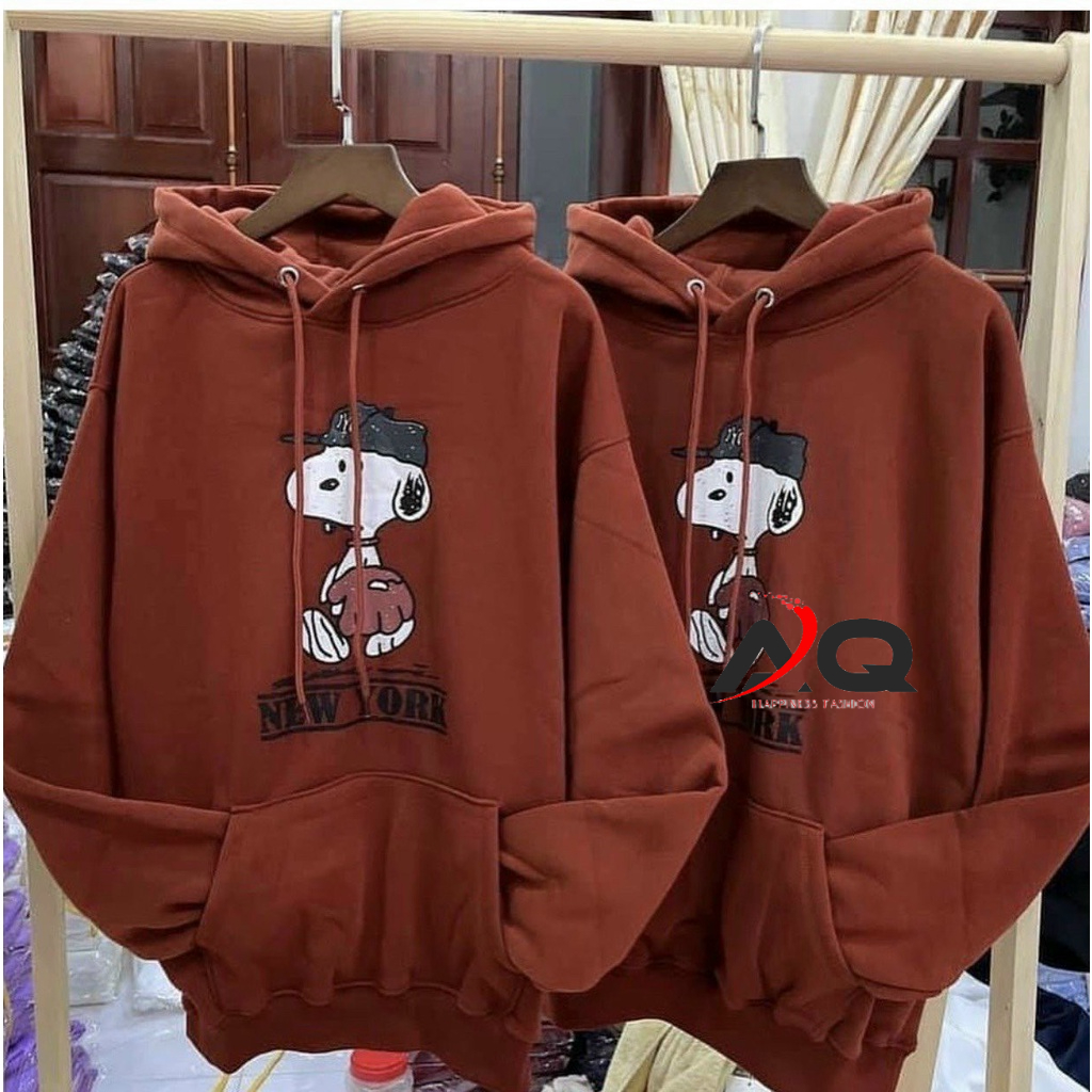 Áo hoodie nỉ Ngoại Cao Cấp bé cún Áo Khoác Hodie Nam Nữ unisex cho mùa Đông Form Unisex- AQ STORE