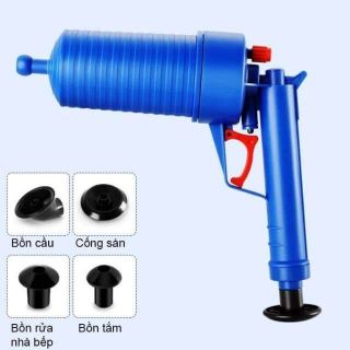 Súng thông tắc cống, bồn cầu đa năng