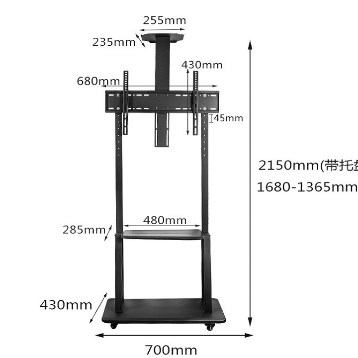 [ RẺ VÔ ĐỊCH ] - Giá Treo Tivi Di Động  - AVA1700-DK1500 - Model 2021 -[ 32-65 inch ] Sử Dụng Tất Cả Các Loại Tivi