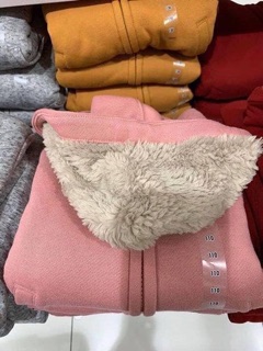 Áo khoác lót lông cừu uni authentic