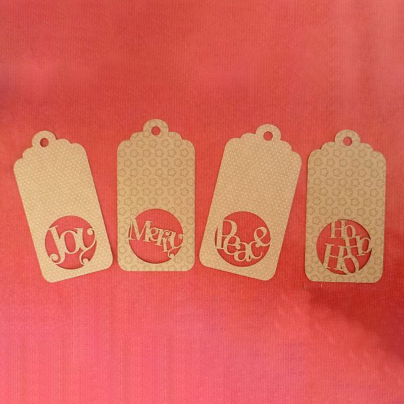 Khuôn cắt giấy làm từ kim loại hình thẻ trang trí Scrapbook