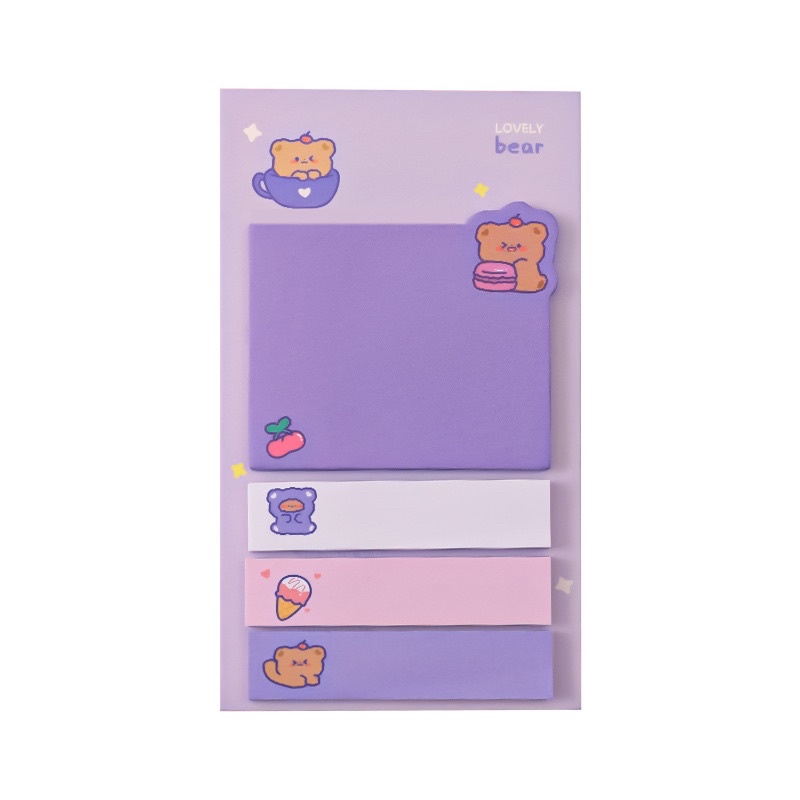 🌸Note giấy ghi chú động vật màu sắc dễ thương🌸