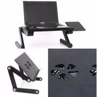 Bàn laptop xoay 360 độ có 2 quạt tản nhiệt kèm bàn di chuột Laptop Table T8