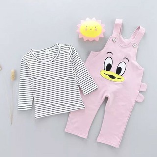 set yếm vịt gồm áo và yếm cho bé