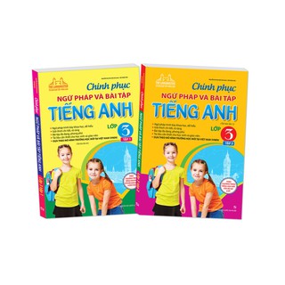 Sách - Combo Chinh phục ngữ pháp và bài tập tiếng Anh lớp 3 (trọn bộ 2 tập)