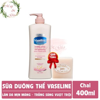 Sữa Dưỡng Thể VASELINE UV LIGHTENING 3X Dạng Chai Vòi 400mL