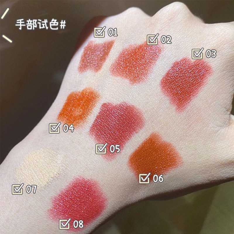 [Hàng mới về] Son môi cấp ẩm lâu trôi tông màu trẻ trung xinh xắn