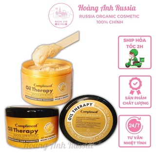 Ủ tóc Compliment Oil Therapy phục hồi & dưỡng tóc chắc khoẻ, bóng mượt, bồng bềnh, vào nếp