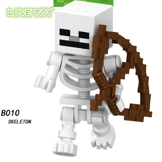 Đồ chơi khối lắp ráp con rối Minecraft Iron cho trẻ