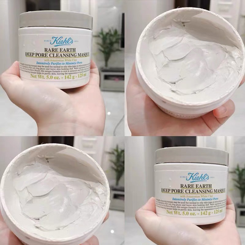 Mặt nạ đất sét KIEHL’s Rare Earth MINI giúp thu nhỏ lỗ chân lông, giảm mụn hiệu quả
