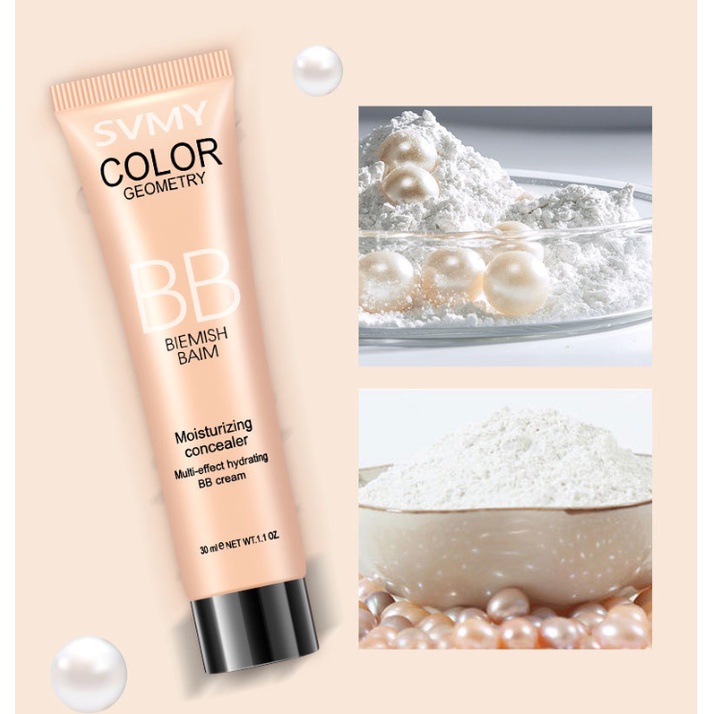 Kem nền lâu trôi dưỡng ẩm kiềm đàu SVMY 30ml giúp da trắng sáng mịn màng A100