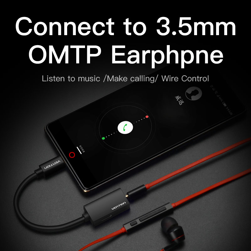 Dây Cáp Chuyển Đổi Âm Thanh Usb Type C Sang 3.5mm Aux 3.5 Jack Cắm Tai Nghe Cho Xiaomi Mi6