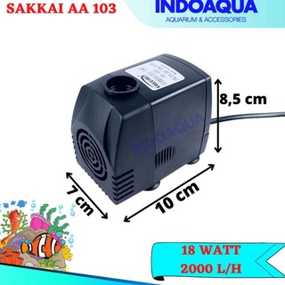 Bơm chìm 60-80 cm sakai pro aa 103 cho bể cá cảnh