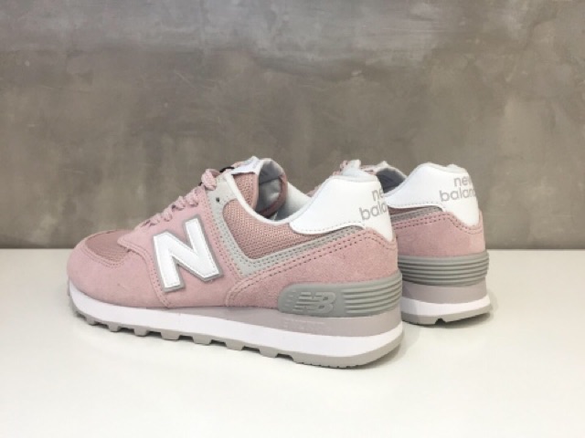 ẢNH THẬT | GIÀY NB NEW BALANCE NEWBALANCE HỒNG NHẠT GHI RAW PINK 574 FULLBOX