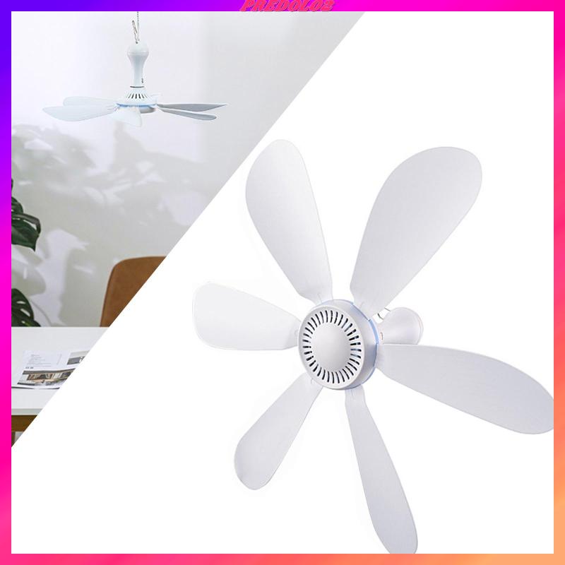 Portable Mini USB Ceiling Fan USB Hanging Fan for Camping Air Circulator Bed