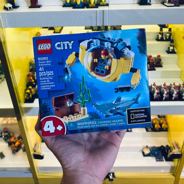 Lego city chính hãng - Set 60263 - Tàu ngầm lặng kiếm vàng