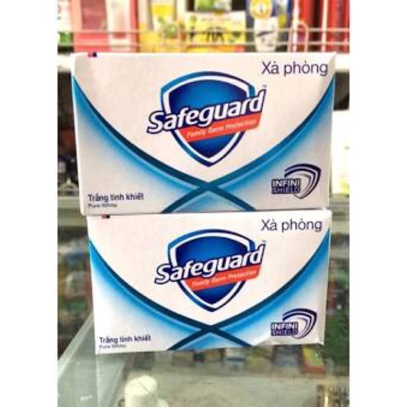 Bánh xà phòng safeguard Fresh Green Pure White 125G