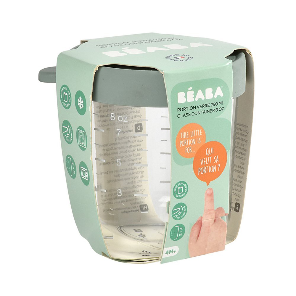 Hũ thủy tinh Pháp chịu nhiệt Beaba 250ml