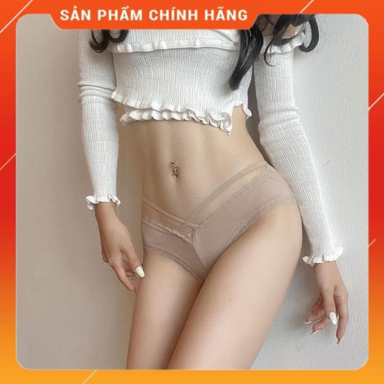 Quần Lót Nữ ❤️FREESHIP❤️ Quần Lót Ren Sexy thiết kế dây đan ngang gợi cảm sexy 027