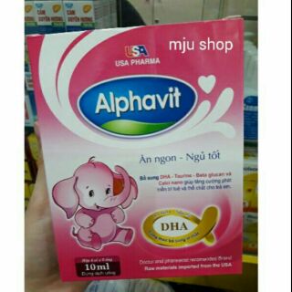 Siro Alphavit ăn ngon ngủ tốt