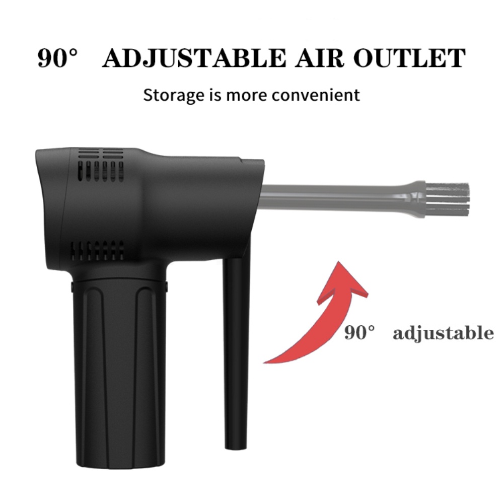 Máy thổi bụi không dây JULYSTAR X7 hoạt động điện nâng cấp 60W 60000Rpm dành cho bàn phím máy tính