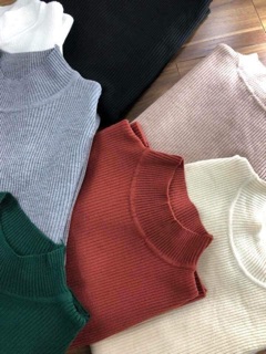 Áo len tăm cổ 3 phân
