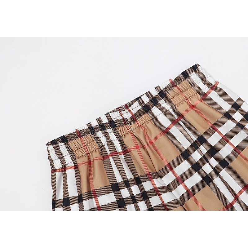 Burberry Quần Short Dây Rút In logo Thời Trang