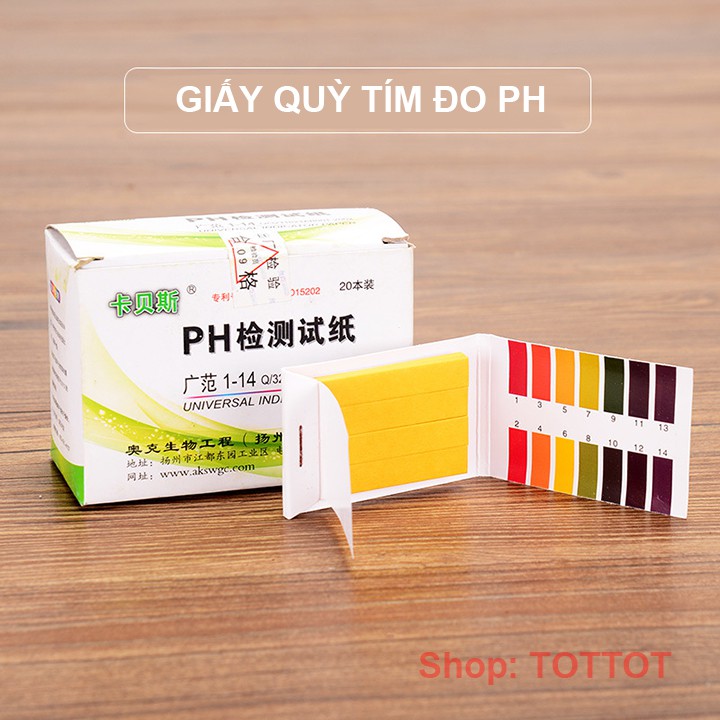 Giấy quỳ tím đo độ PH