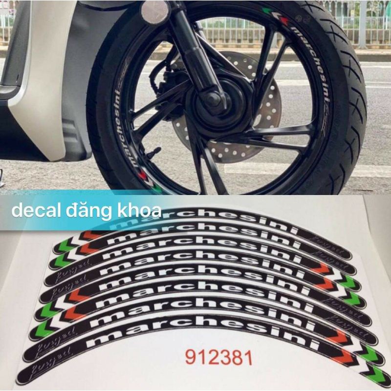 Tem vành MARCHESINI SIÊU ĐẸP 3 LỚP