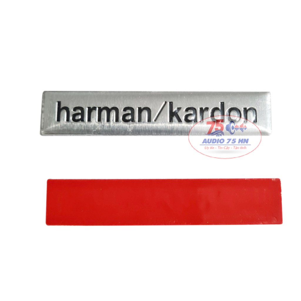 01 cái Sticker, tem dán decal chữ HARMAN KARDON trang trí loa xe hơi | BigBuy360 - bigbuy360.vn