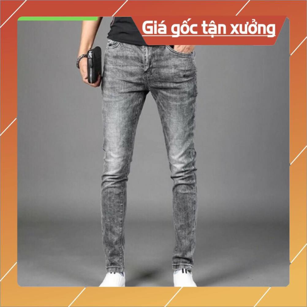 vip Quần Jean Nam Chất Bò AD0073TG Xám Chuột Wash Cao Cấp Trẻ Trung Cá Tính (HOT) TG25