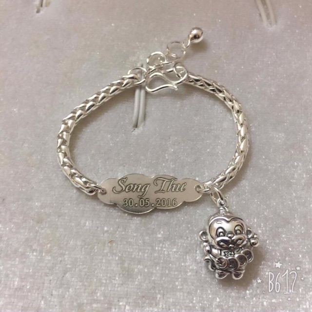 💥💥 Lắc tay bạc đẹp khắc tên, số đt, ngày sinh, thêm 12 con giáp...cho bé yêu | BigBuy360 - bigbuy360.vn