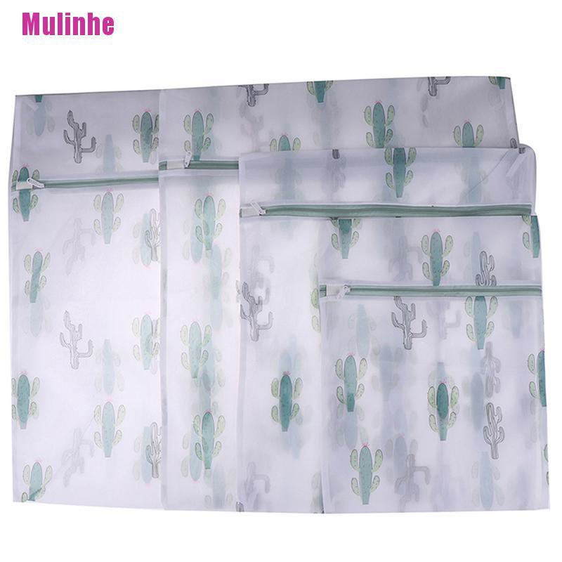 Túi lưới giặt đồ lót bằng polyester hình cây xương rồng