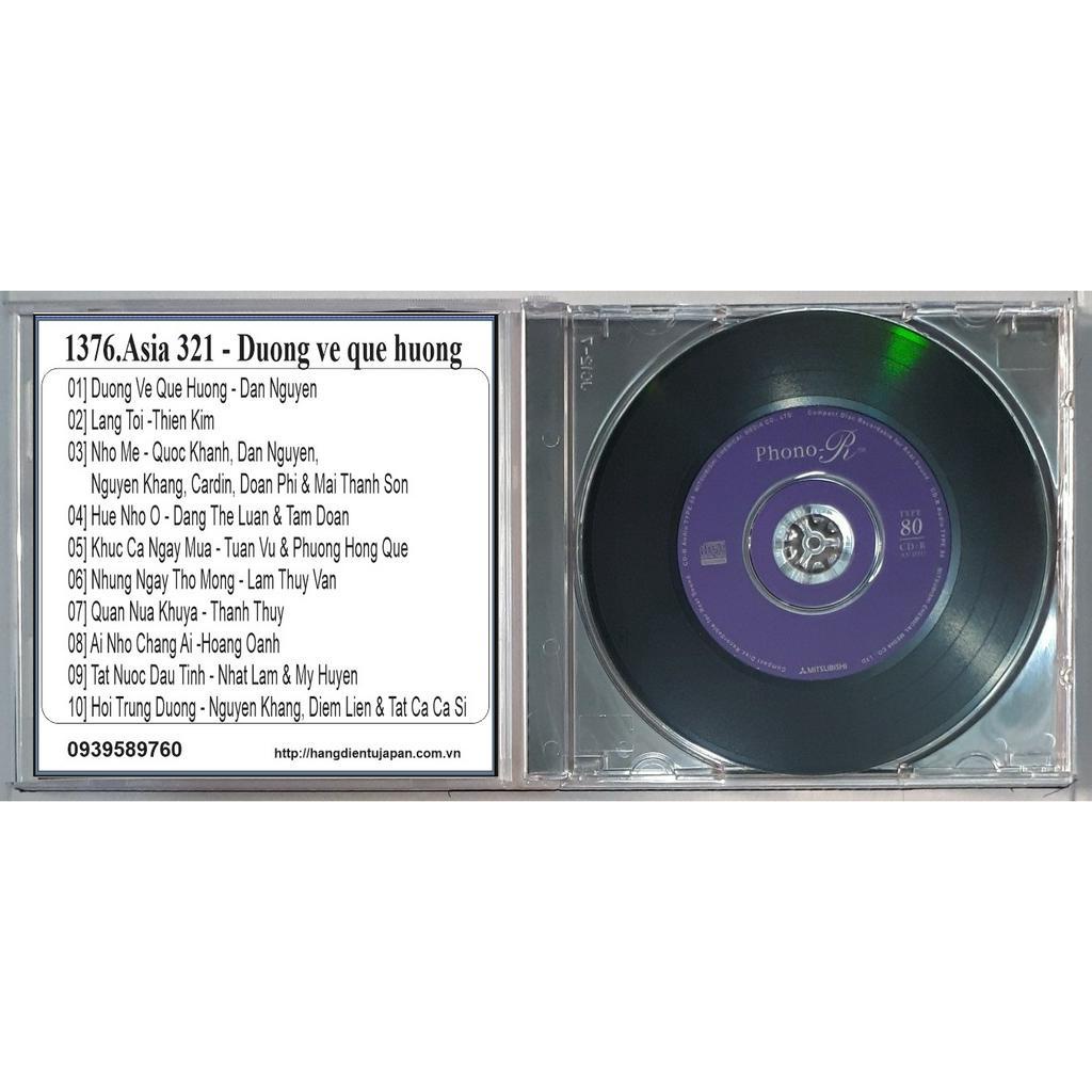 ĐĨA CD 1376.Asia 321 - Duong ve que huong chất lượng cao