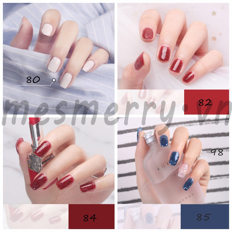 Sơn móng tay dạng gel gồm 71 màu sắc dung tích 10ml  USHINE