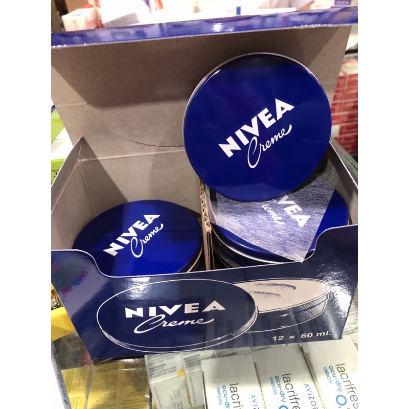 KEM NẺ DƯỠNG ẨM DA NIVEA (hộp sắt 60ml)