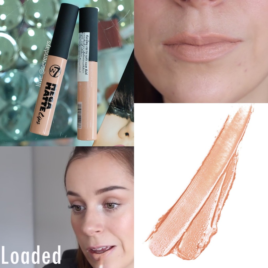 SON KEM LÌ MÀU NUDE W7 MEGA MATTE LIPS