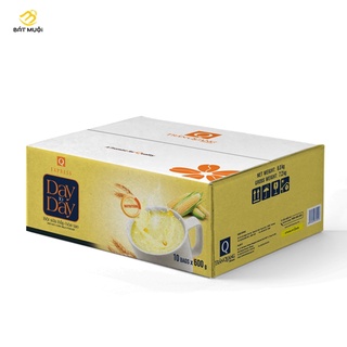Thùng 10 túi bột sữa bắp hòa tan day to day - trần quang