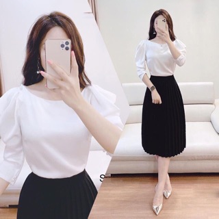 Áo sơ mi tay bồng