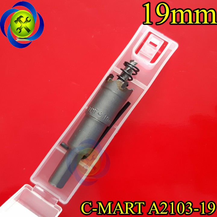 Mũi khoan lỗ thép 19mm C-Mart A2103-19